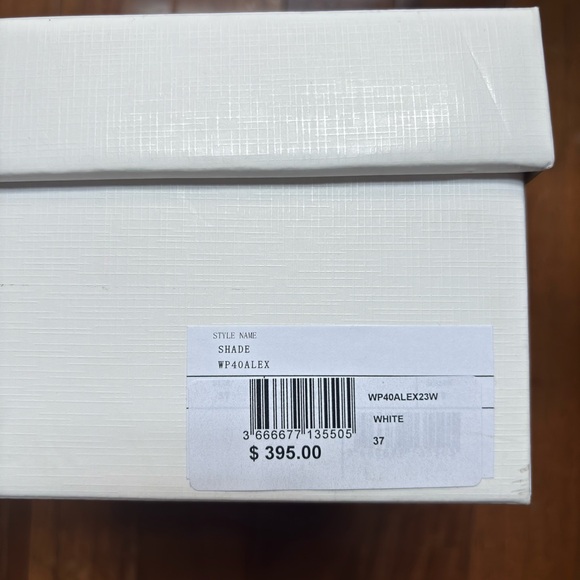 BRAND NEW IRO WHITE CALF LEATHER “ALEX” SNEAKERS! Very ON TREND! SIZE 37 - Picture 12 of 13